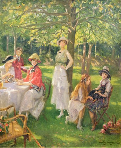 The Tea Party by Jules Cayron